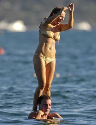 Geri Halliwell in a bikini