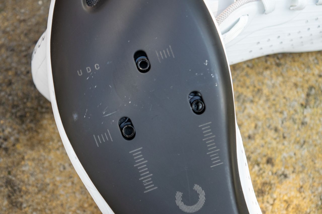A pair of white Quoc M Pro Lace shoes