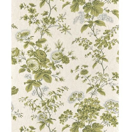 Pierre Frey, Braqueni&amp;eacute; Ursuline Wallpaper in Vert