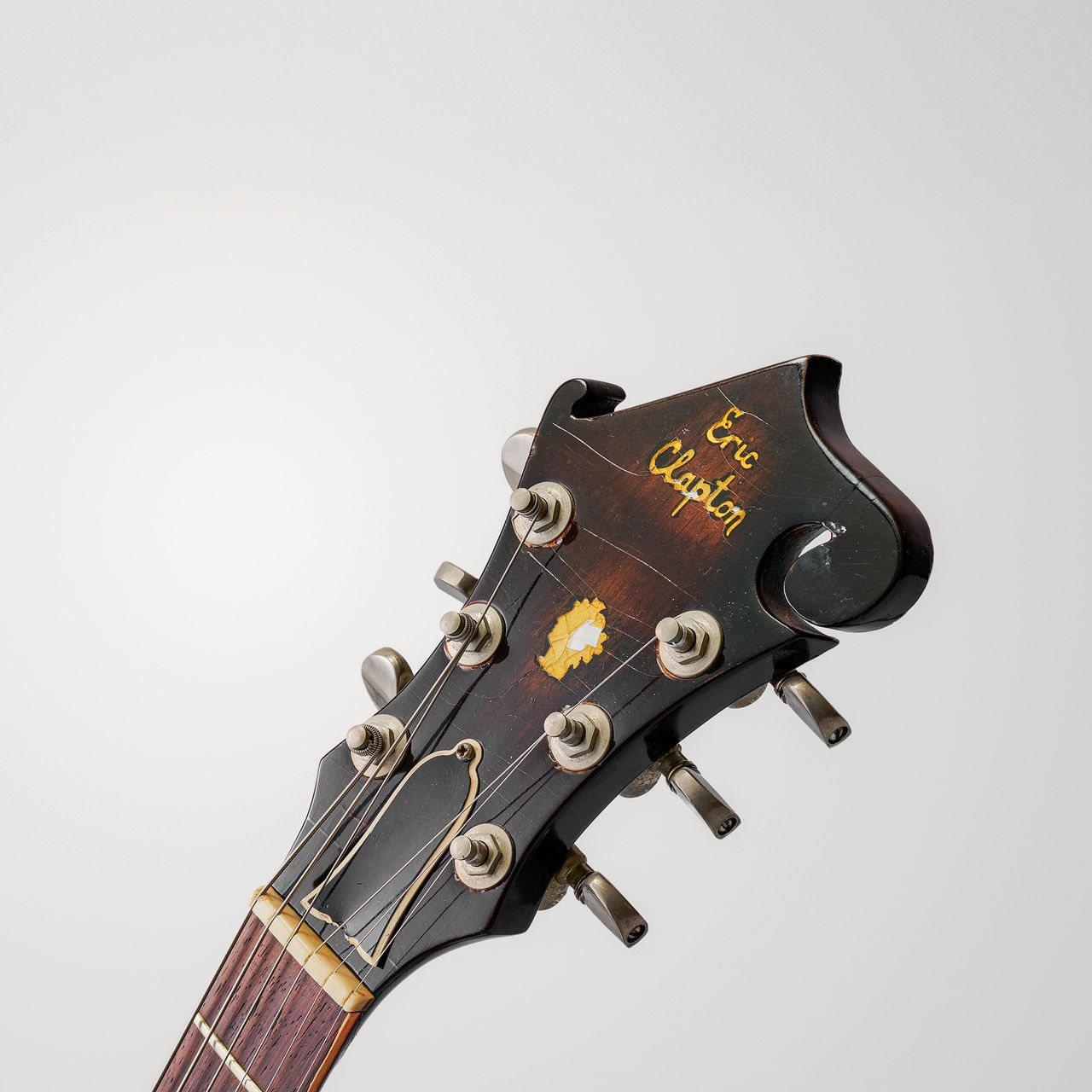 Eric Clapton's Summersburst modified headstock