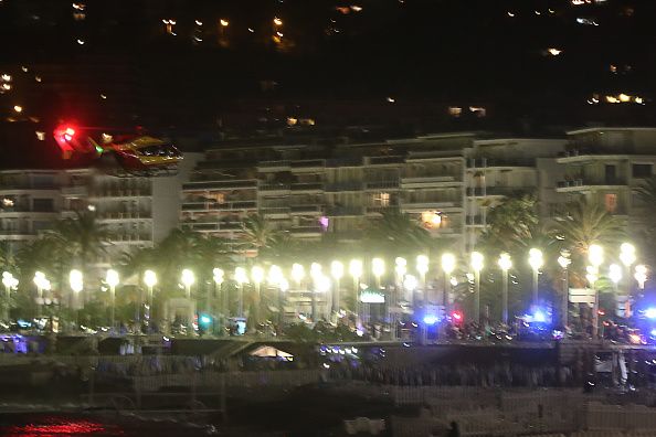 The Promenade des Anglais in Nice, France.