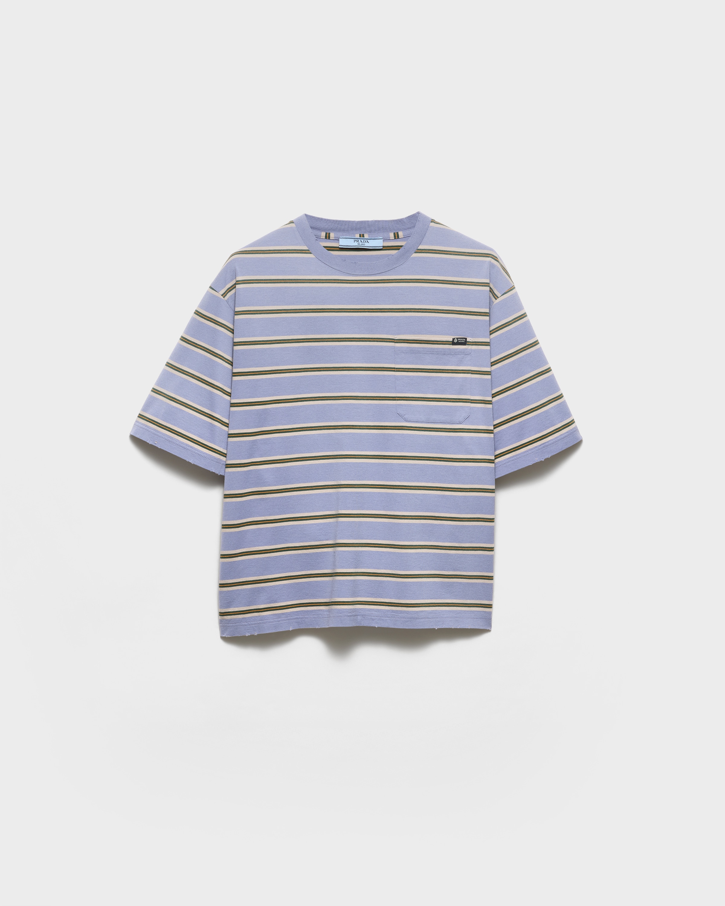 Striped Cotton Jersey T-Shirt