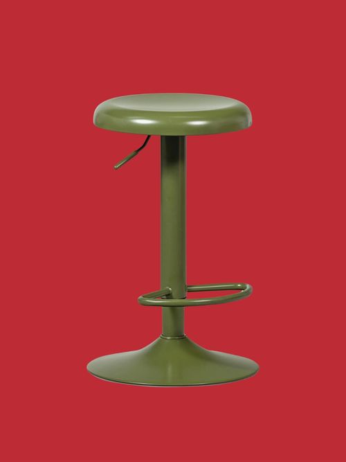 Metal Bar Stool Isaac, Height-Adjustable
