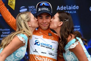 Caleb Ewan wins stage 1 of the 2016 Tour Down Under