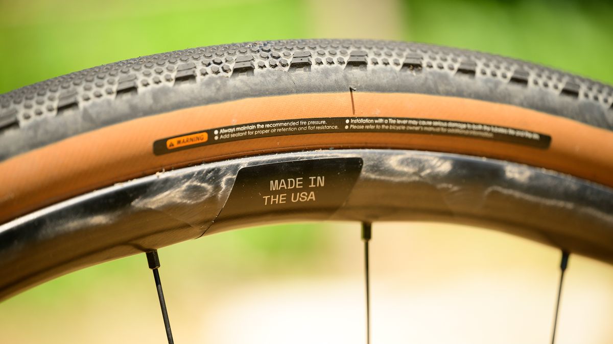 F+B gravel wheels made in the USA sticker