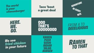 Deliveroo rebrand typography