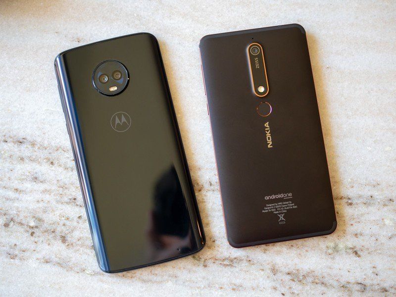 Nokia 6.1 and Moto G6 Plus