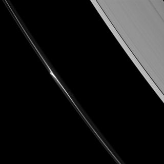 Mini-Jet in F-Ring of Saturn