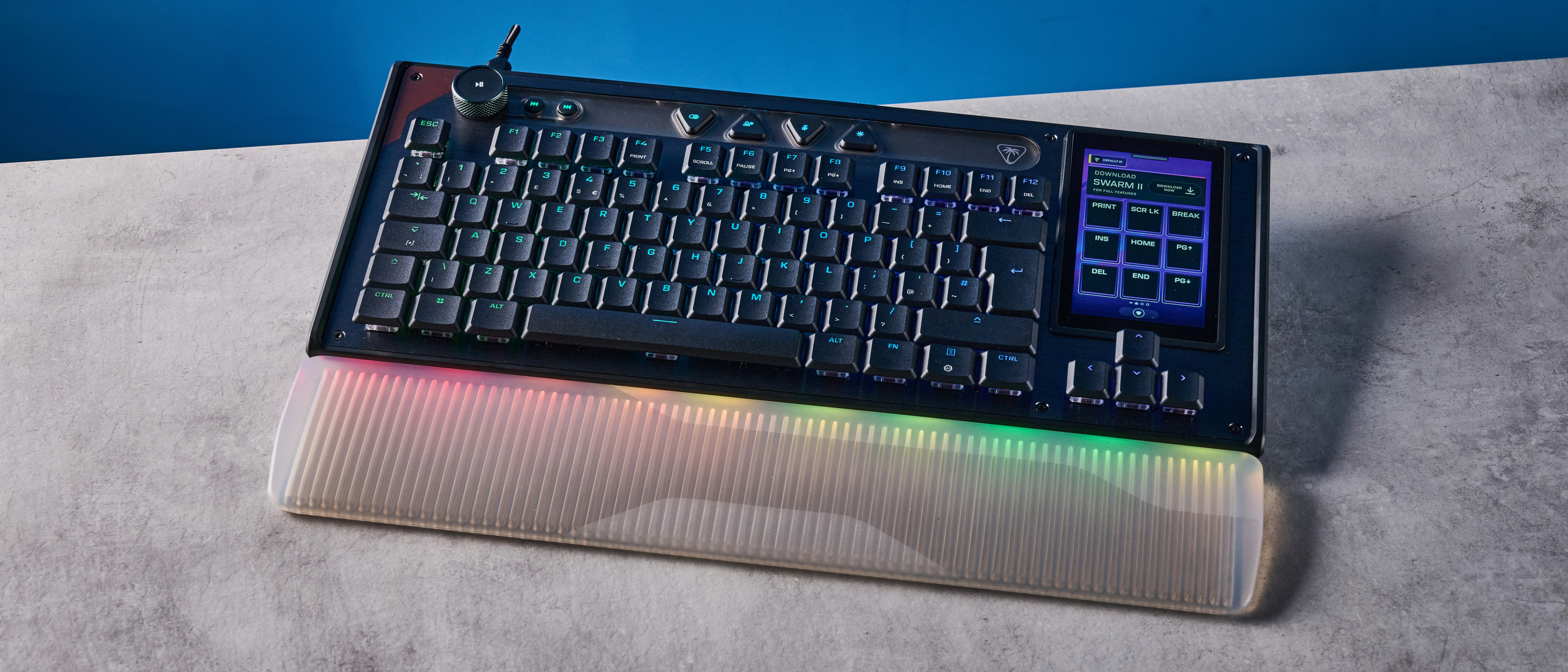 A Turtle Beach Command Series KB7 TKL Hall Effect keyboard