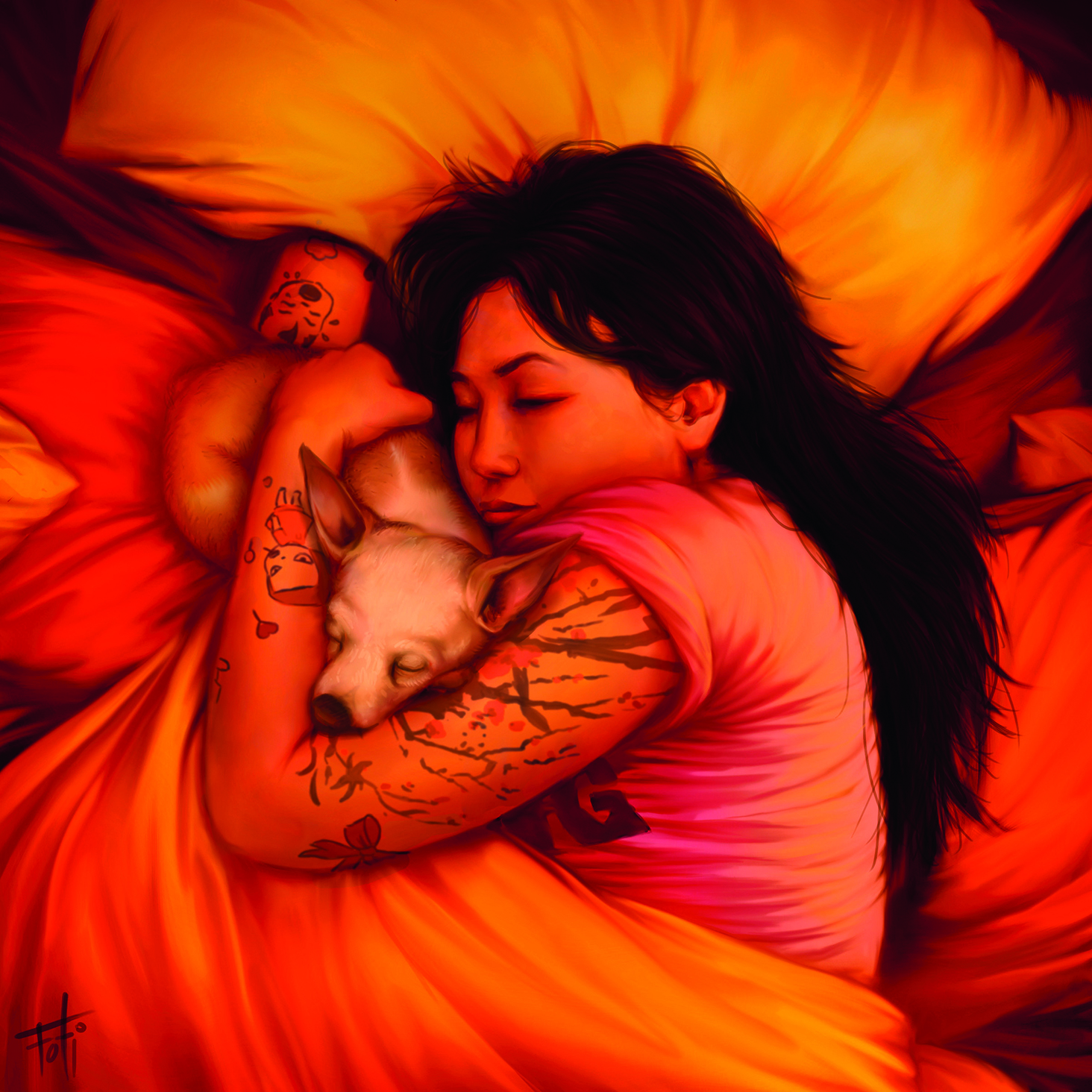 Digital art demonstrating the use of colour