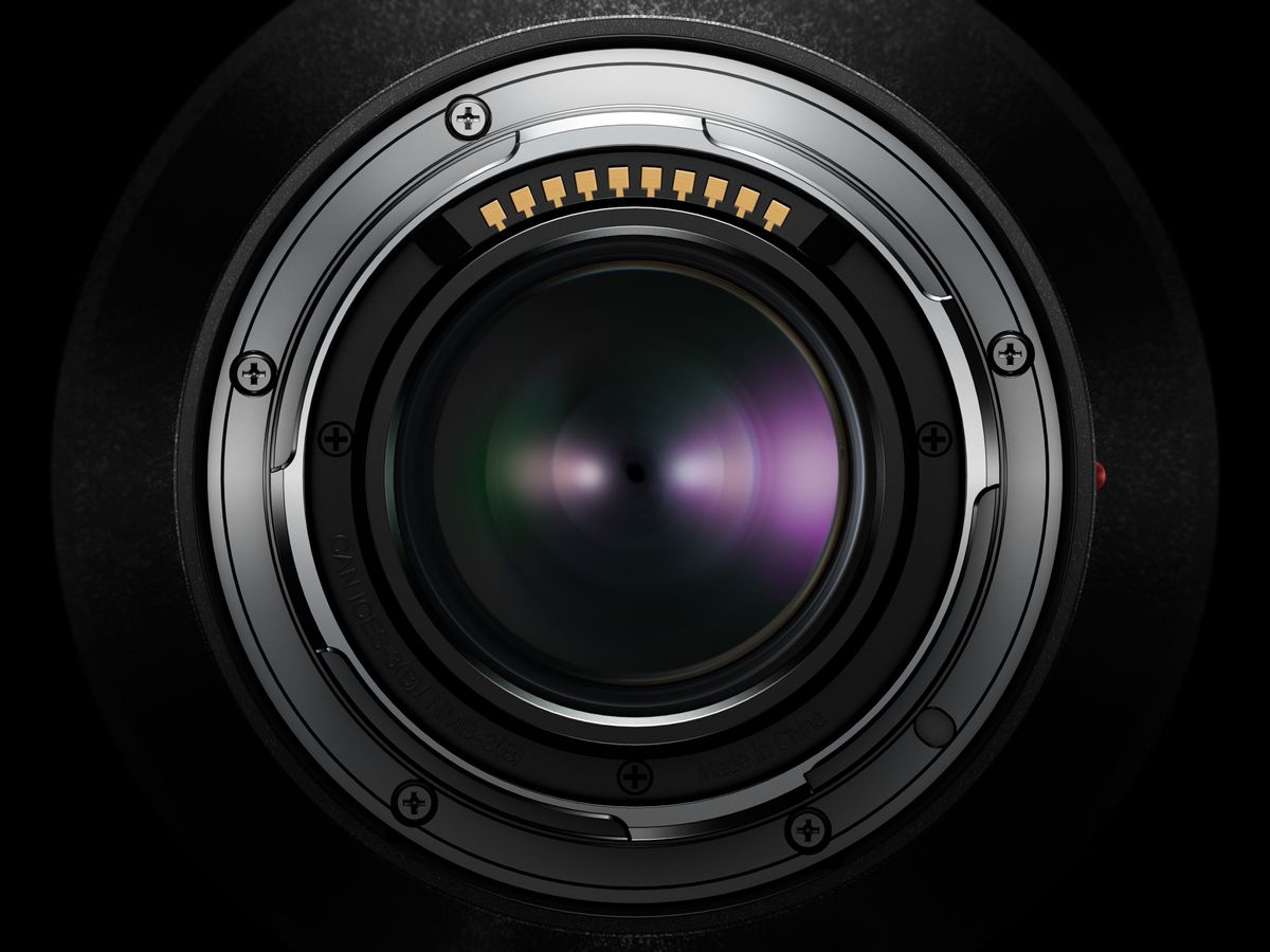 Lenses designed for the S1R have 10 contacts to facilitate communication between the lens and body. Image Credit: Panasonic