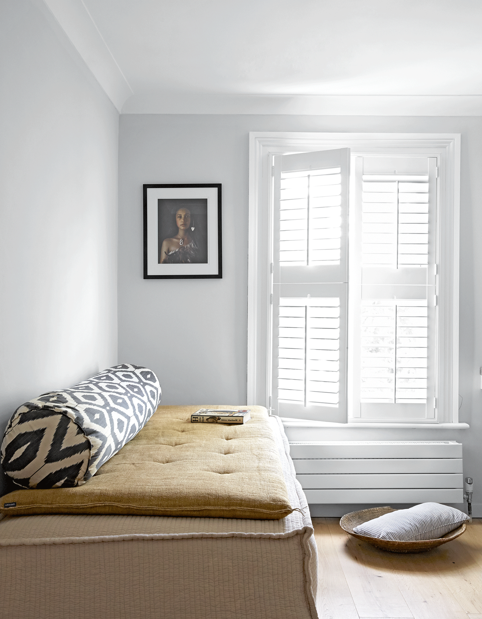 guest bedroom that doubles as home office