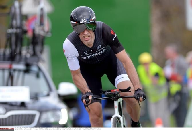 Jens Voigt (Trek) pulling faces