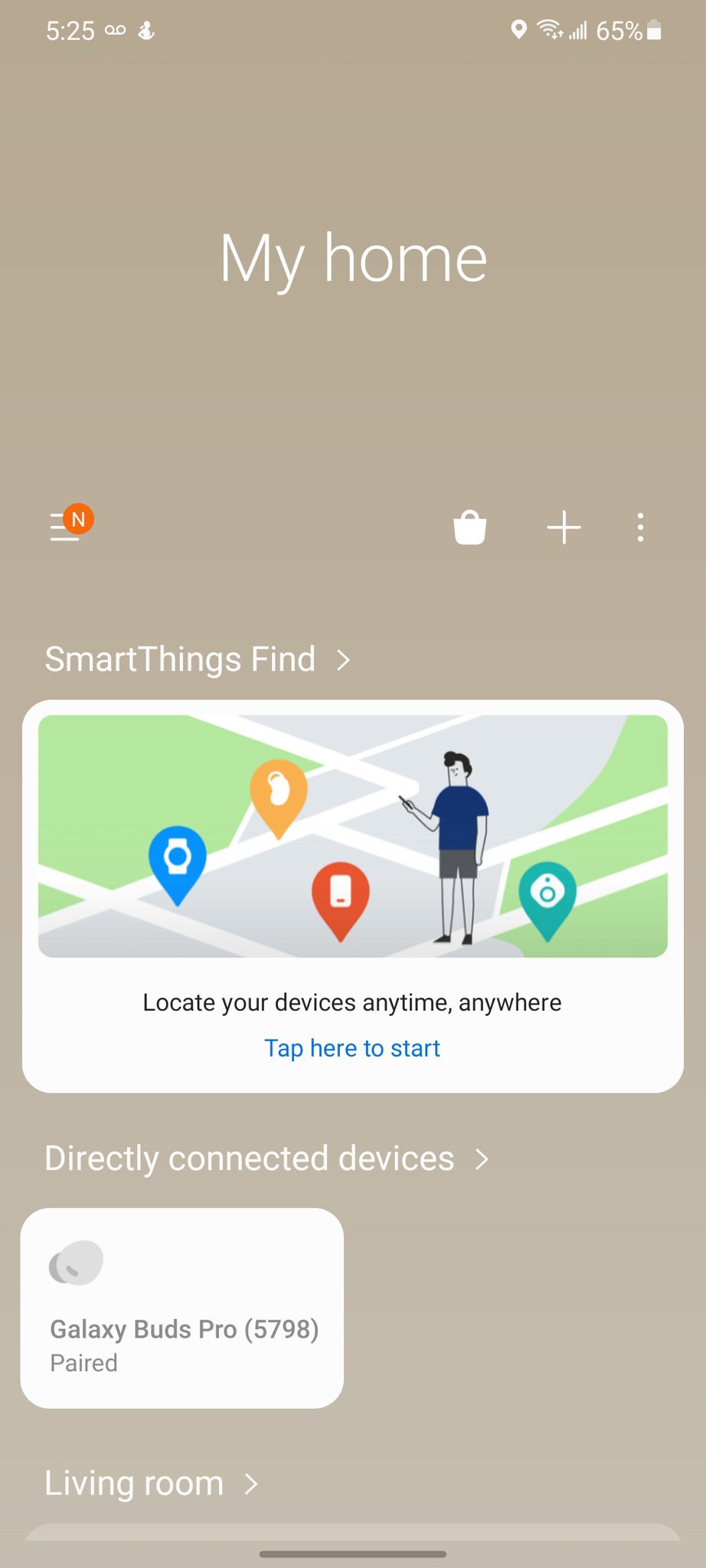 Smartthings find