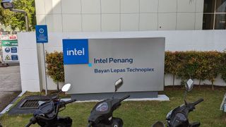 The entrance to Intel's Penang PGAT manufacturing facilities