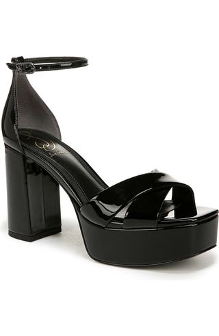 Jullian platform sandal with ankle strap