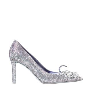 jimmy choo crystal-adorned pointed toe heels