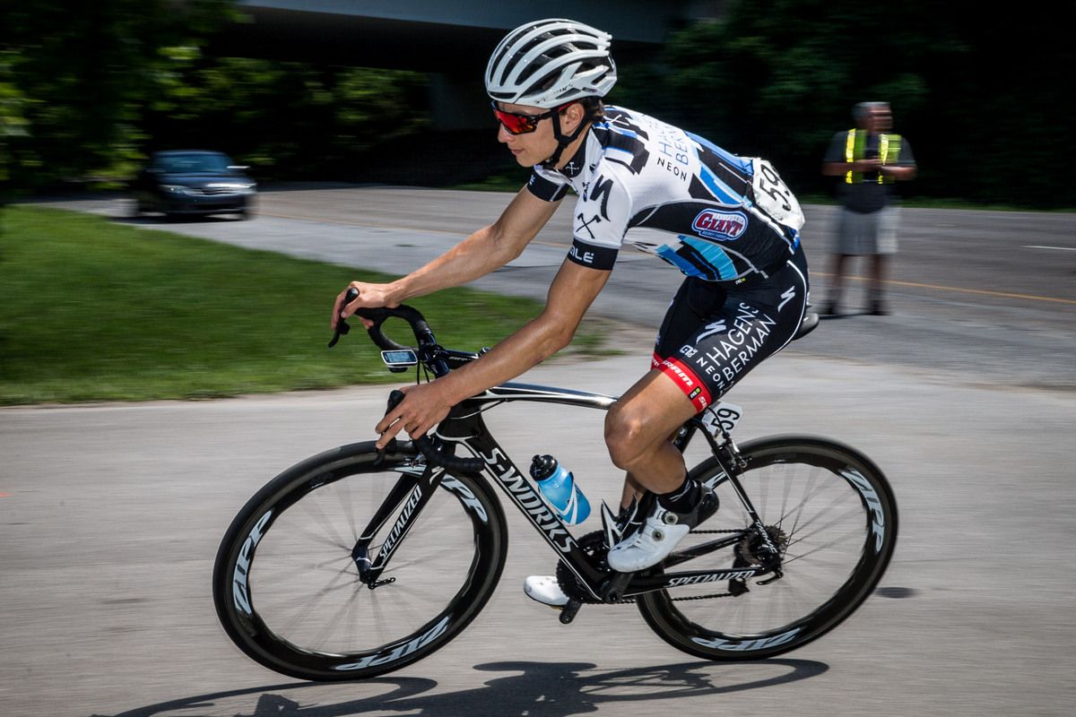Neilson Powless (Axeon) had a good ride today for second place