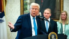 President Donald Trump in the Oval Office