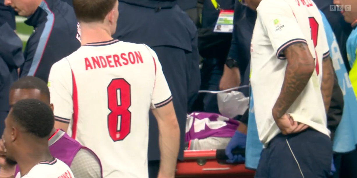Jordan Henderson went off on a stretcher following England's victory over Mexico