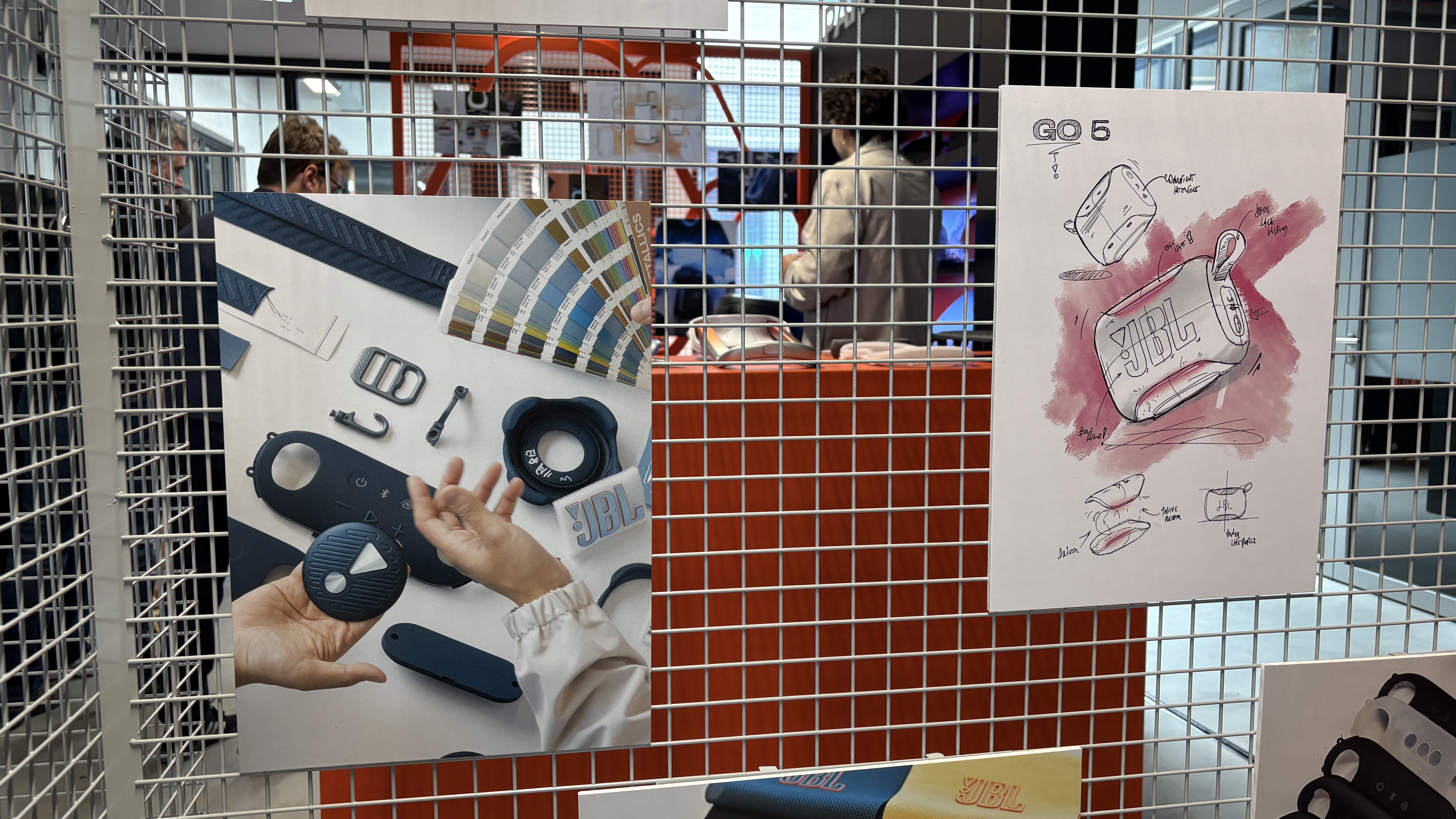 Product concept and sketches for JBL Xtreme 5 and Go 5 Bluetooth speakers