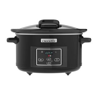 Crockpot slow cooker in black 