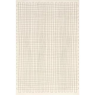 Nuloom Princess Geometric 4x6 Machine Washable Area Rug for Living Room Bedroom Dining Room Kitchen, Cream/beige