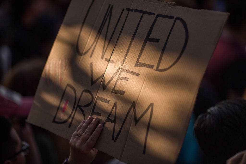 DACA protest sign.