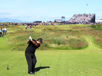 Patrick Reed lies tied second after the first round of the 145th Open Championship. Credit: Getty Images