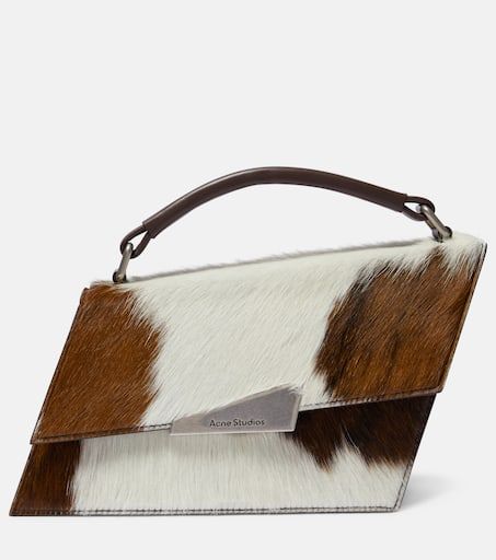 Distortion Small calf hair crossbody bag