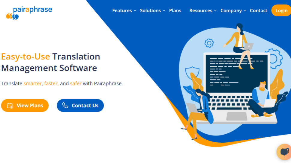 Pairaphrase website screenshot (July 2025)