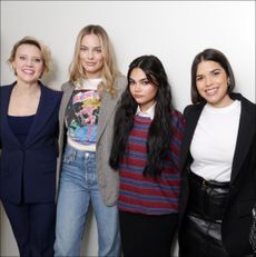 Ryan Gosling, Kate McKinnon, Margot Robbie, Ariana Greenblatt, America Ferrera and Rhea Perlman seen at Warner Bros.' "Barbie" Los Angeles Special Screening.