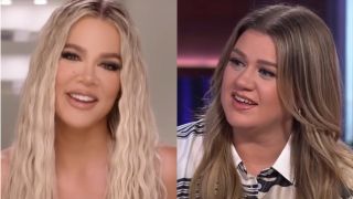 Khloe Kardashian on The Kardashians/Kelly Clarkson on The Kelly Clarkson Show.