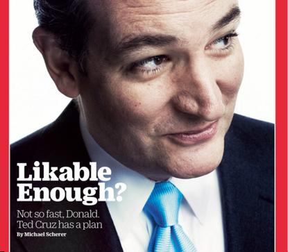 The Onion knew Ted Cruz would grace the cover of Time a year ago. 