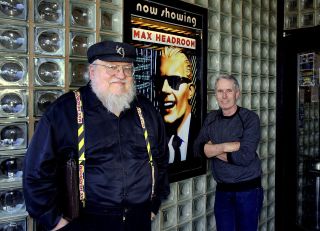 “Wild Cards" creator and editor George R.R. Martin (left) and series contributor Michael Cassutt.