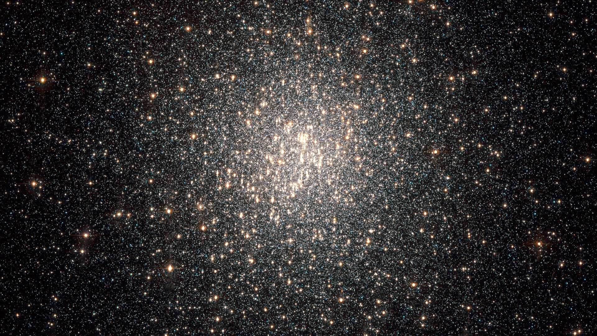a dense field of stars
