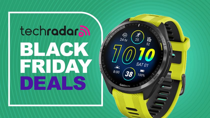 TechRadar Black Friday deals banner with Garmin Forerunner on it