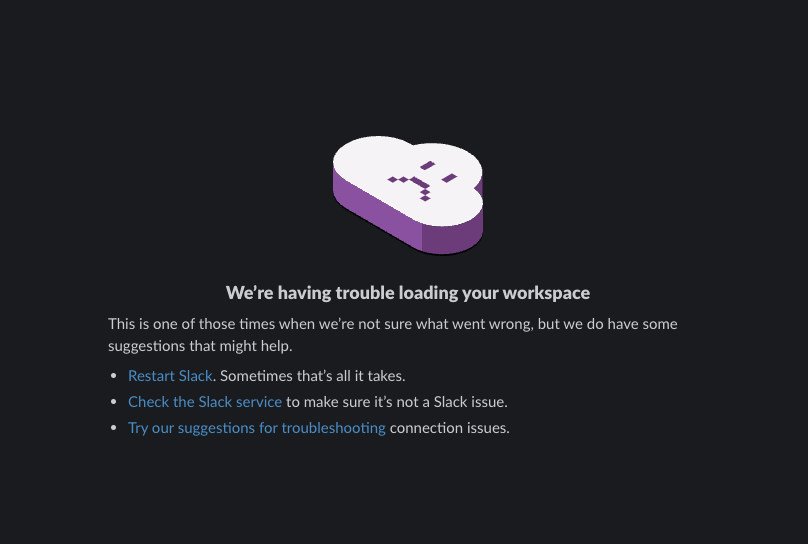 Slack is back and running smoothly, so get back to work everyone ...
