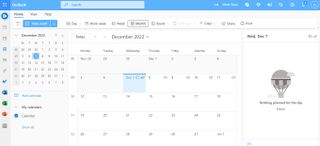 Skjermbilde av Outlook kalender