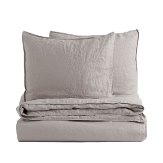 Taupe H&M Home bedding set 