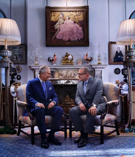 Portrait of Prince Charles and Jony Ive by Nick Knight