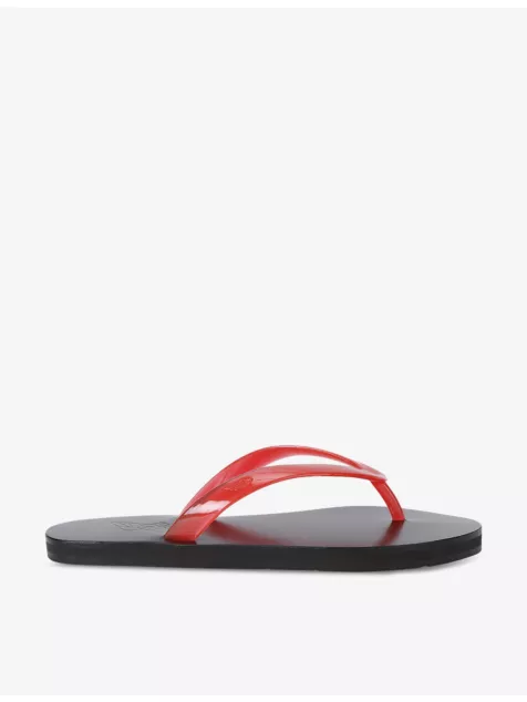 Saionara Thong Leather and Jelly Sandals