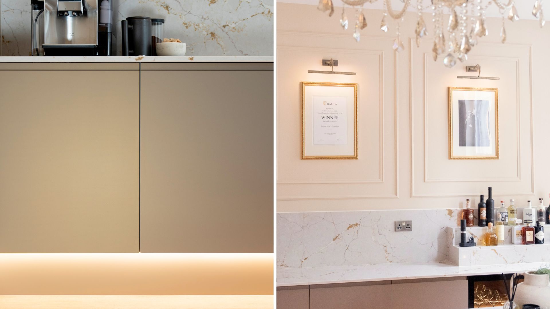 Rylan Clarkes neutral contemporary kitchen