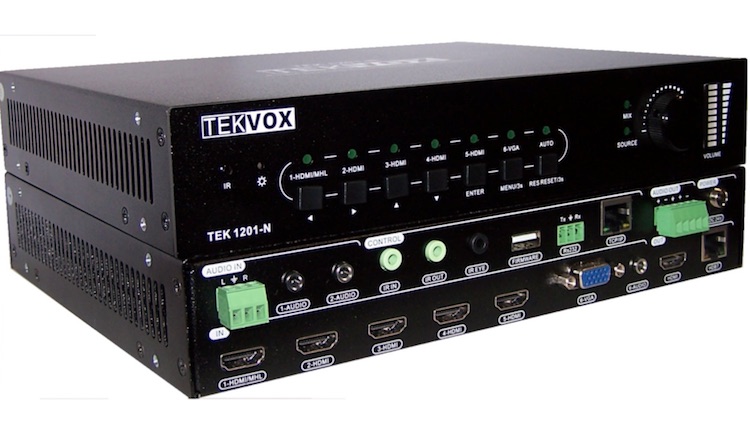 TEKVOX Introduces TEK 1201-N Presentation Switcher