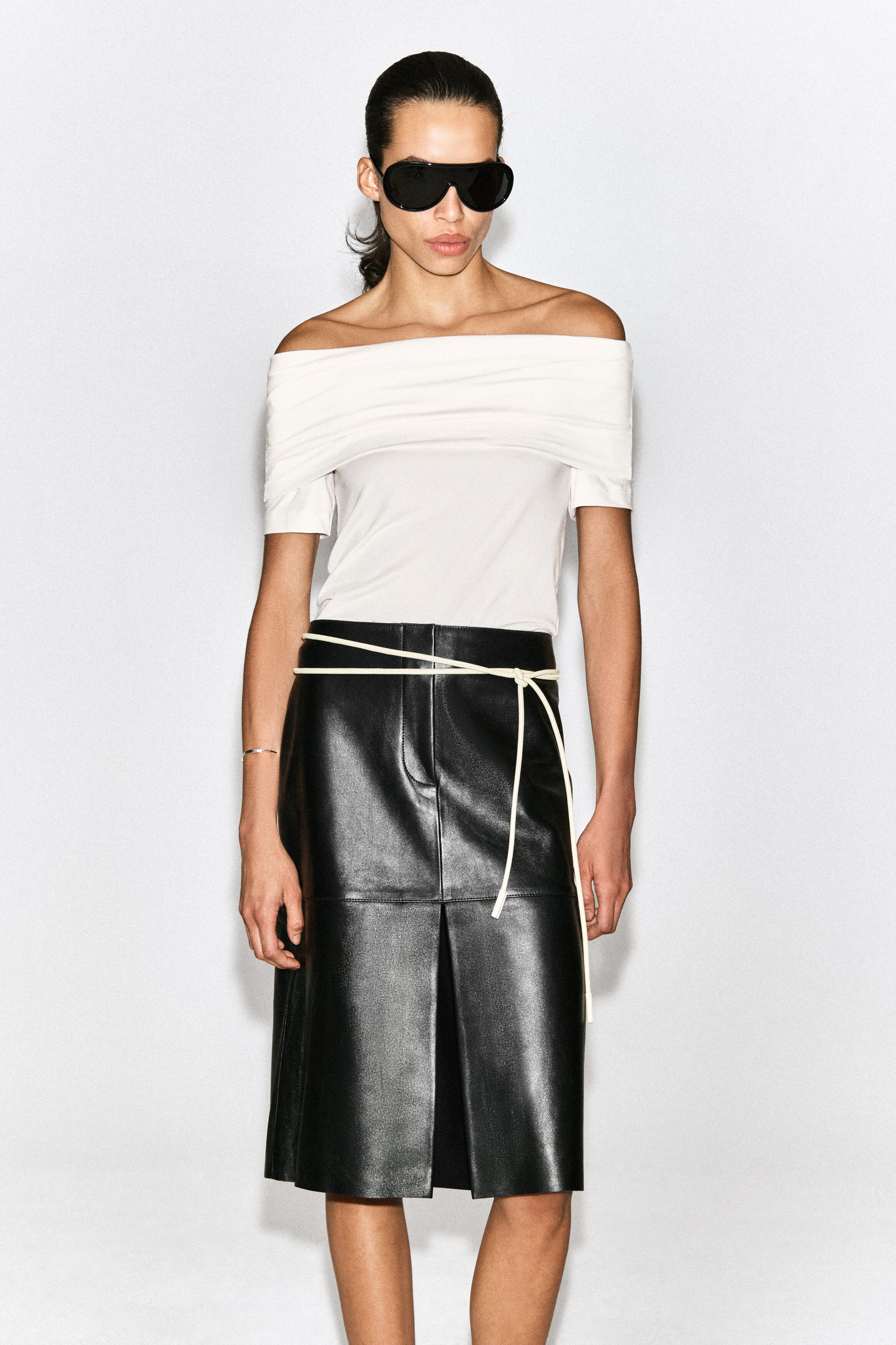 Folded Off-The-Shoulder Top