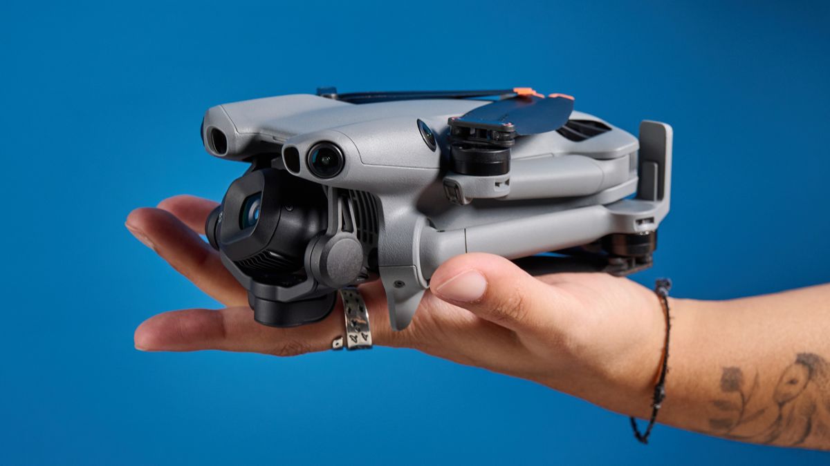 A DJI Mini 5 Pro drone