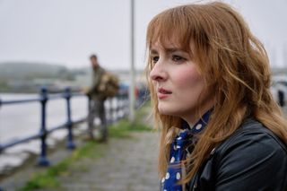 Abbi Rayner (Bethan Maclean) in Cleddau/The One The Got Away episode 1