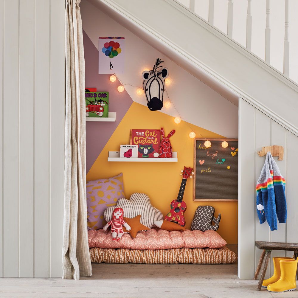Create A Characteful Under Stairs Play Area With In 4 Easy Steps
