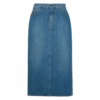 The Row denim maxi skirt at Net-a-Porter