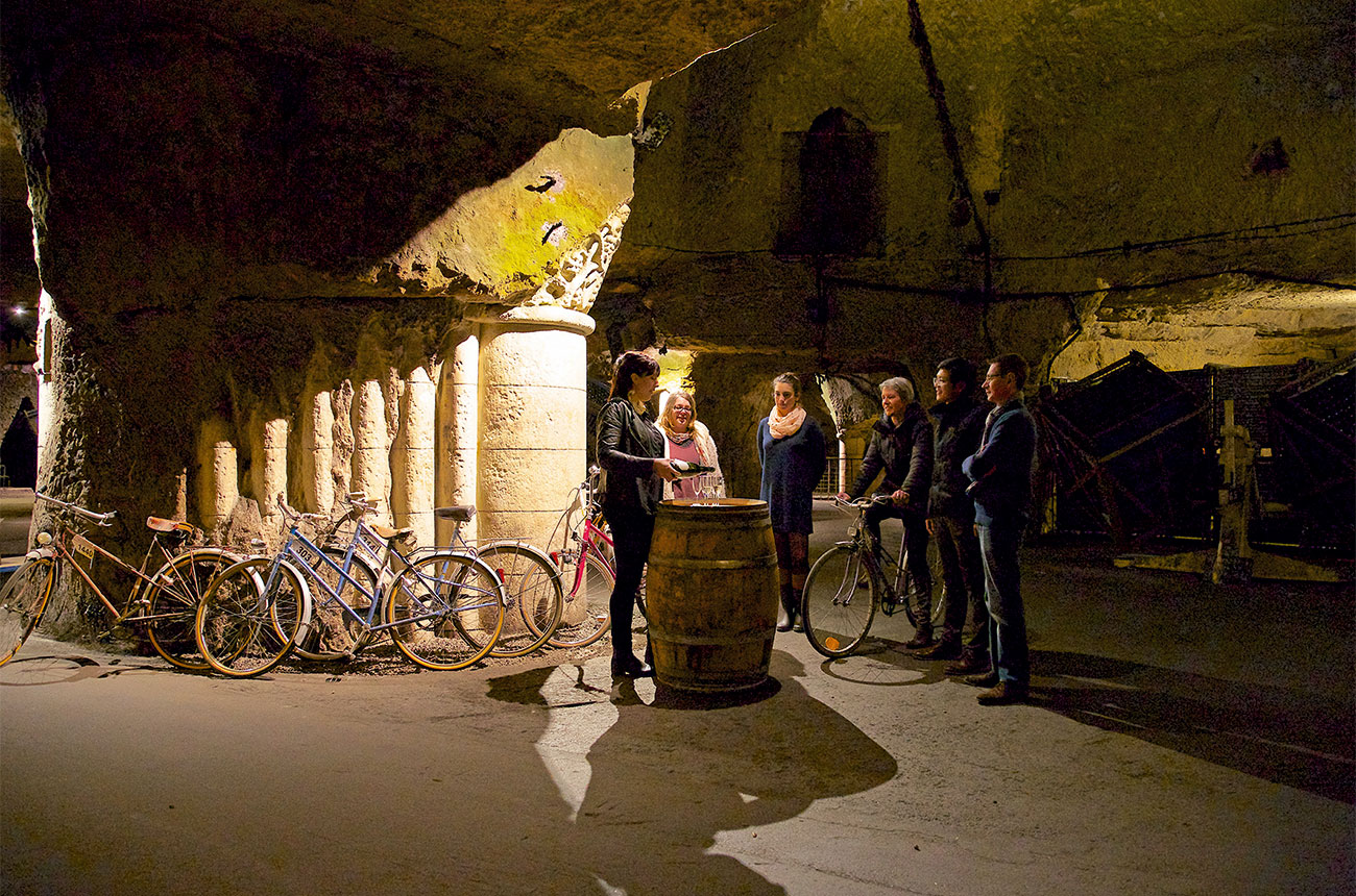 Bike wine tasting